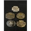 Image 1 : Lot of 5 Belt Buckles