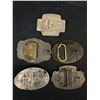 Image 2 : Lot of 5 Belt Buckles