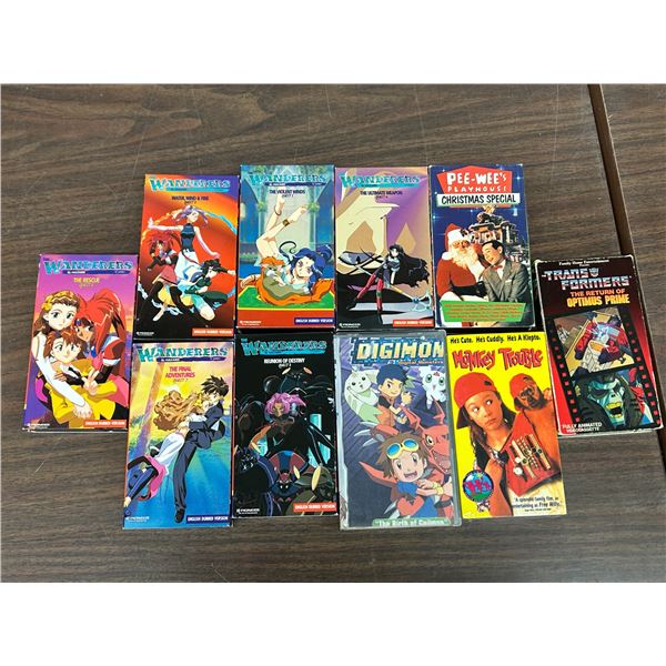 Vintage VHS Tapes Anime & Childrens
