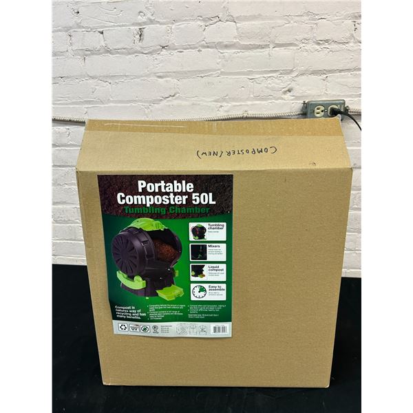 Portable Composter 50L Tumbling Chamber
