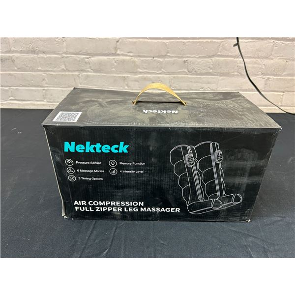 Nektek Air Compression Full Zipper Leg Massager