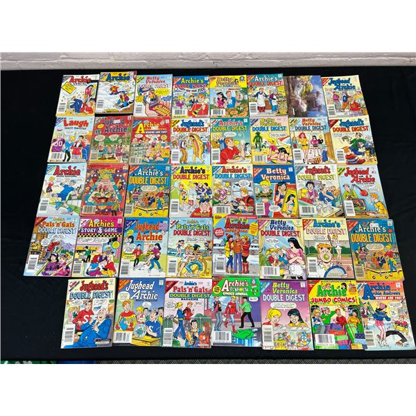 Lot of 39 Archie Digest and Double Digest Books Pocket Books