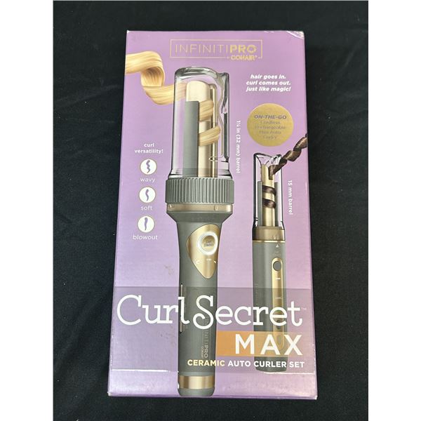Curl Secret MAX Ceramic Auto Curler Set NEW/RETURN