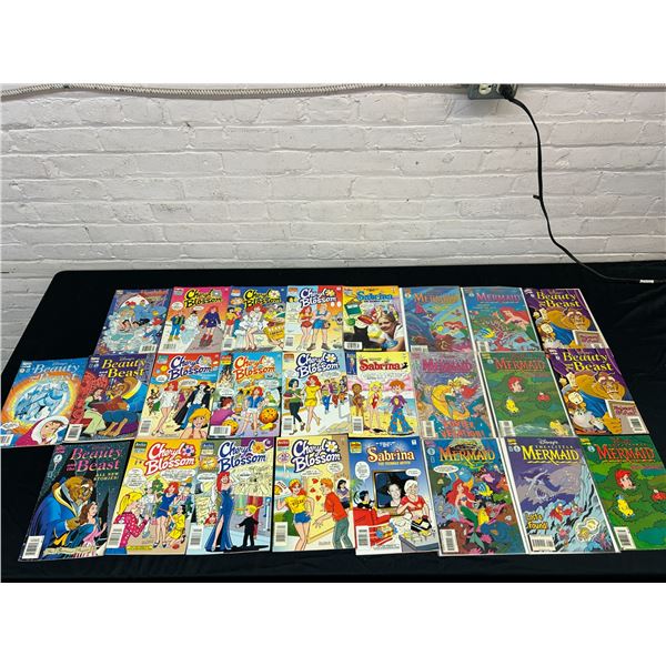 Lot of 25 Cheryl Blossom / Archie Comics, some Disney Beauty & The Beast