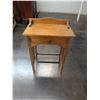 Image 1 : Antique Oak Side/Writing Table w/Drawer