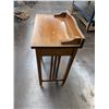 Image 4 : Antique Oak Side/Writing Table w/Drawer