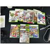 Image 3 : Xbox 360 Video Game Console Bundle 2 Decks, 3 Controllers, Kinect, Power Video, 12 Games
