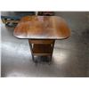 Image 5 : Vintage Oak? Drop Leaf Tea Trolley Table On Castors