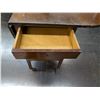 Image 8 : Vintage Oak? Drop Leaf Tea Trolley Table On Castors