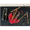 Image 1 : Bagpipes with Carry Case, Extra Mouthpieces