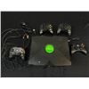 Image 1 : Xbox Original Video Game Console with 4 Controllers, (1 is xb360) and Power/Video