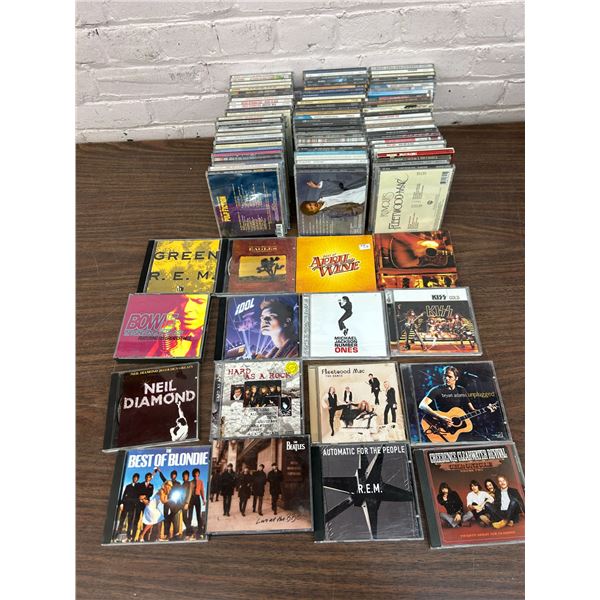 Lot of 95 CDs Assorted Alternative Rock, Michael Jackson, Kiss, Neil Diamond, etc