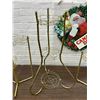 Image 4 : Lot of 3 Metal Plant Stands 3-Tier Each 21" and 32" tall