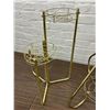Image 5 : Lot of 3 Metal Plant Stands 3-Tier Each 21" and 32" tall