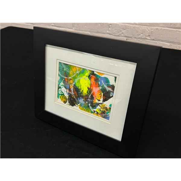 "Undersea World" Framed Signed Lillian Austin Original Painting 11" x 13"