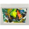 Image 2 : "Undersea World" Framed Signed Lillian Austin Original Painting 11" x 13"