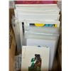 Image 3 : Box of 100+ Lillian Austin Loose Original Drawings / Paintings