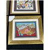 Image 4 : Lot of 6 Framed Lillian Austin Original Drawings / Paintings Artwork Signed,  12x10"