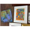 Image 3 : Table of Assorted, Unfinished Artworks, Matted Art, Frames, Misc Artwork