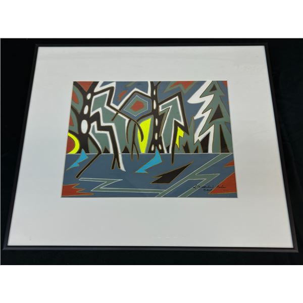 Framed Original Lillian Austin Signed Painting approx 20" x 17"