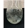 Image 2 : Artist Signed Glass Etched Vase 15"