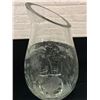 Image 3 : Artist Signed Glass Etched Vase 15"