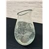 Image 6 : Artist Signed Glass Etched Vase 15"