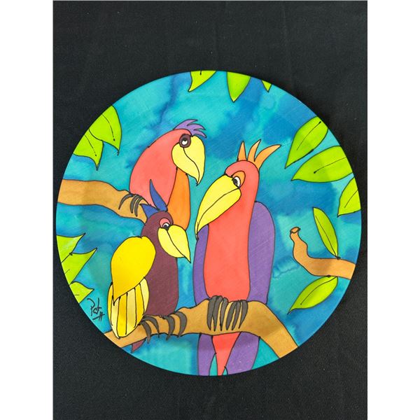 Hand Painted Dish Plate 10"
