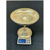 Image 1 : Sterling Silver Communion Shallow Goblet Chalice Cup Compote  257.6grams  Weighted