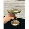 Image 2 : Sterling Silver Communion Shallow Goblet Chalice Cup Compote  257.6grams  Weighted