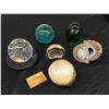 Image 1 : Lot of Geodes, Art Glass Paperweights