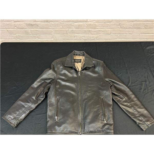 IZOD Size M Genuine Leather Jacket