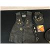 Image 2 : Lot of Leather Vest, Hat, 3 Belts and Alan Jackson CD