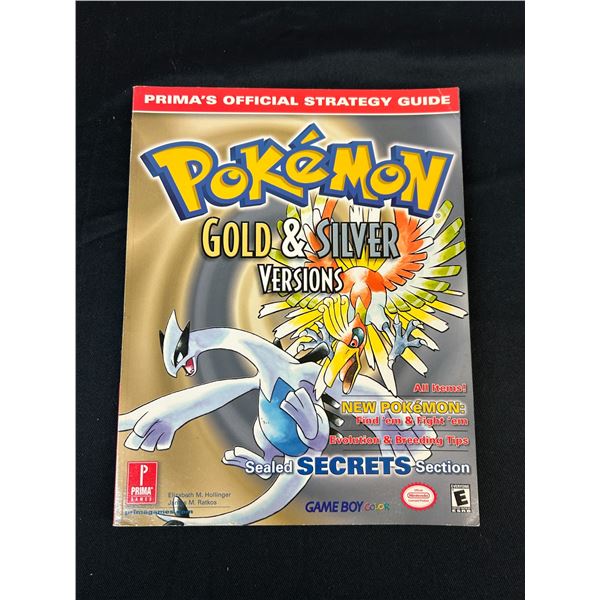 Vintage Gameboy Color Pokémon Gold & Silver Prima’s Official Strategy Guide 2000
