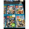 Image 3 : Wii U Video Game lot Lego Dimensions Starter Kit. New in box. & 6 CIB Lego themed Games