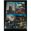 Image 1 : Wii U Video Game lot 4 Games w/ Batman Arkham Origins & Armoured Edition, Injustice Gods Among Us, Z