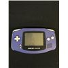 Image 1 : Nintendo Gameboy Advance Original GBA Indigo Purple AGB-001 Handheld Console. Some Wear. Works. 2001