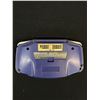 Image 2 : Nintendo Gameboy Advance Original GBA Indigo Purple AGB-001 Handheld Console. Some Wear. Works. 2001