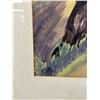 Image 2 : Signed 1960's Watercolor Painting in the manner of Emily Carr Frame 29x22" Inside 19x15".