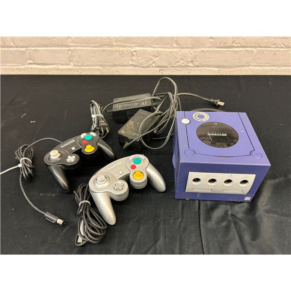 Nintendo Gamecube Console, 2 Controllers and 2 Power Cables (as is)