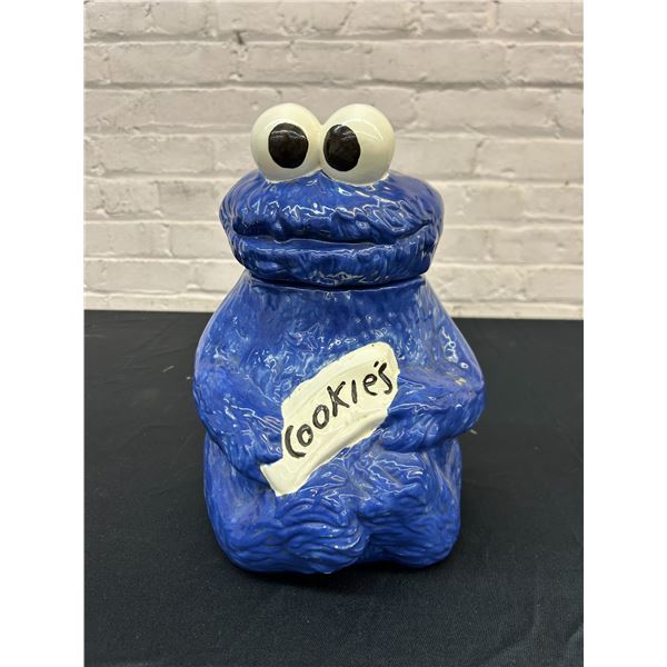 Cookie Monster Ceramic Cookie Jar Sesame Street 11"