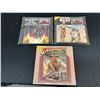 Image 1 : Lot of 3 SEALED Vinyl Record Indiana Jones and 2 Star Wars Cassette Tape Star Wars Stories