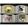 Image 2 : Lot of 6 N64 Games Sports, Racing, Hey You Pikachu , Mario Kart (as is )
