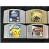 Image 3 : Lot of 6 N64 Games Sports, Racing, Hey You Pikachu , Mario Kart (as is )
