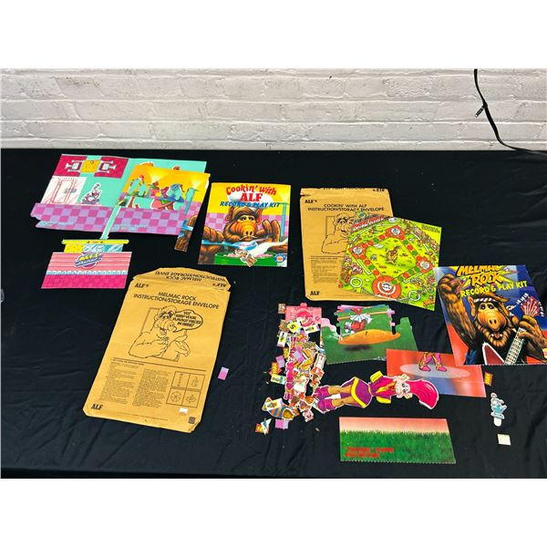 Burger King Playkit Promotional Paper Toy / Doll ALF Kits