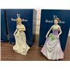Image 4 : Lot of 3 "Jessica" and "A Morning Walk" Royal Doulton Porcelain Figurines w boxes