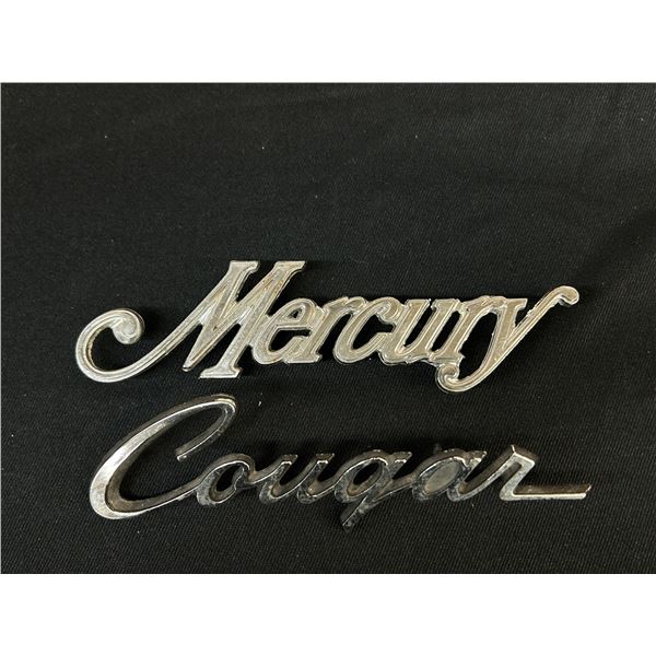 Cougar Trunk Emblem Set 1977- 1979 Mercury Cougar OEM