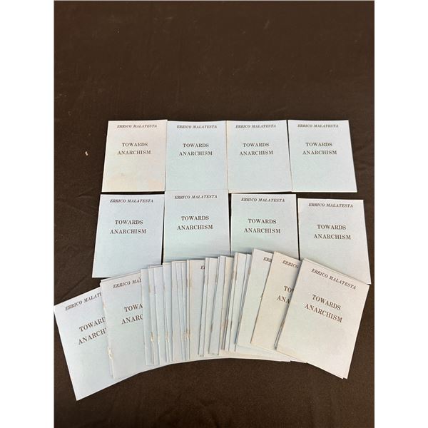Lot of 50 "Towards Anarchism" 1982 1st Printing Black Cat Press