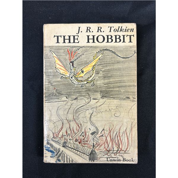 The Hobbit J. R. R. Tolkien Fourteenth Impression 1972 Unwin Softcover