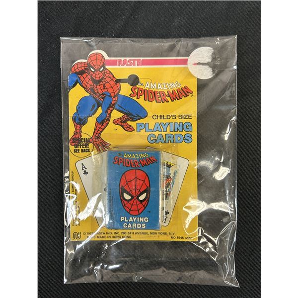The Amazing Spider-Man Child Size Playing Cards 1979 Nasta SEALED Hong Kong